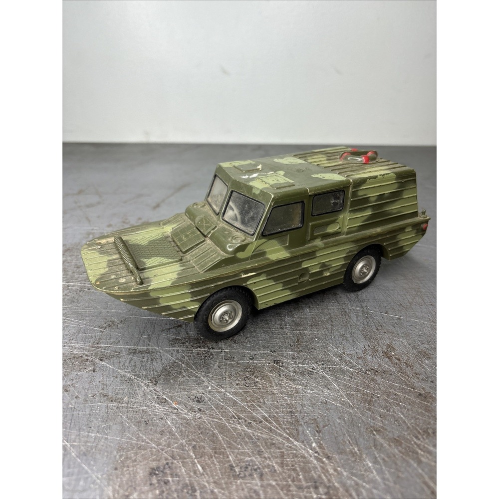 Vintage 1960's MARX Amphibious Jeep Battery Operated Sea-Going SEEP #3309 READ